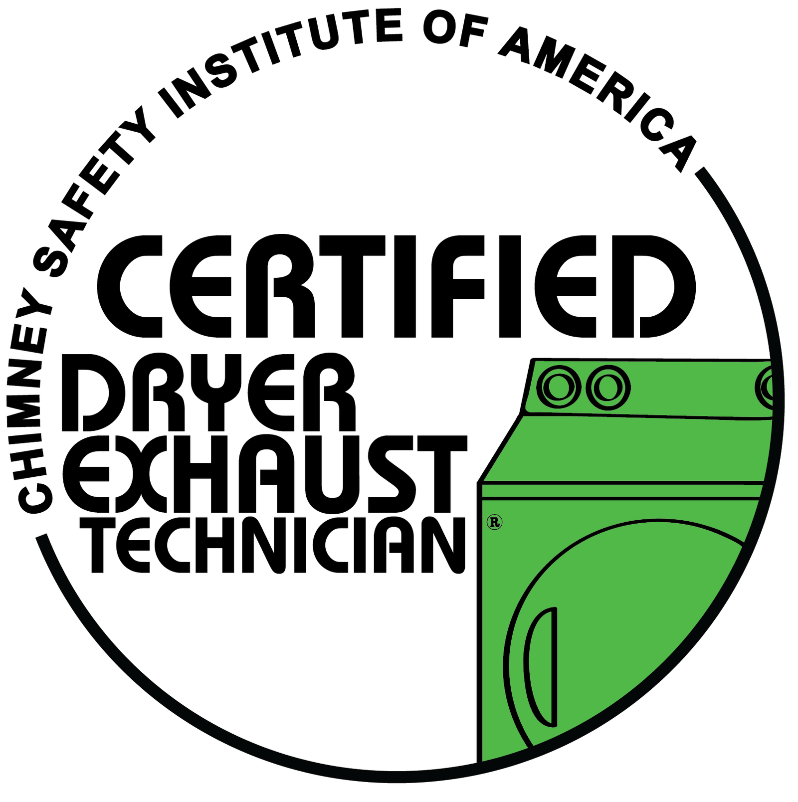 Certified Dryer Exhaust Technician logo